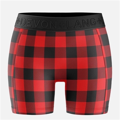 Devon and Lang Women's Bria Boxers  Buffalo Plaid IN STOCK in XS SM M LG XL
