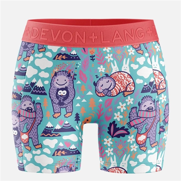 Devon Lang Women's Bria Boxers Cozy Yeti