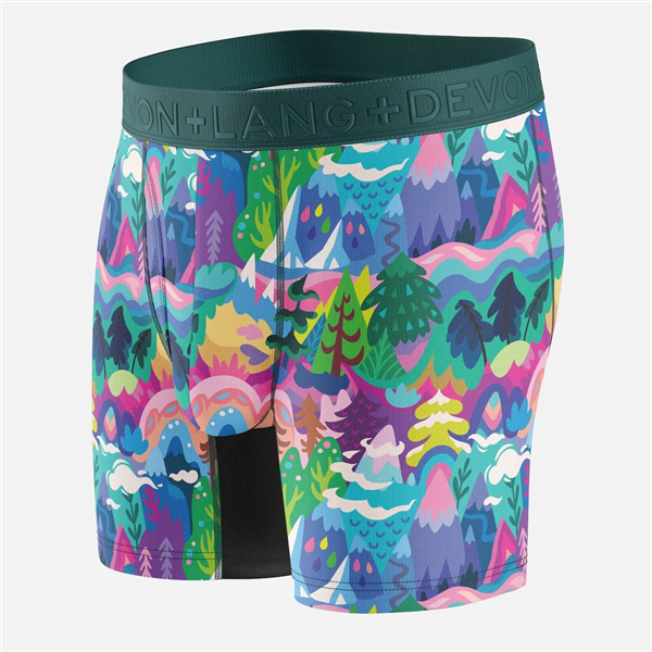 Devon Lang Men's Boxers Journey Fantasy Mountain