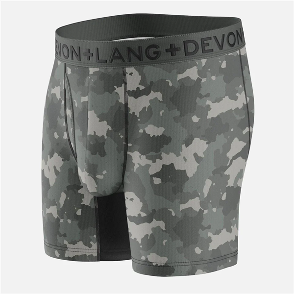 Devon Lang Men's Boxers Journey Grey Camo