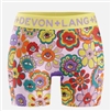 Devon Lang Women's Bria Boxers  Trippy Hippy Dazy