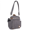 Travelon Anti-Theft Heritage Unisex Tour Bag Pewter