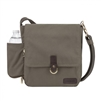 Travelon Anti-Theft Courier Tour Bag Medium Stone Gray