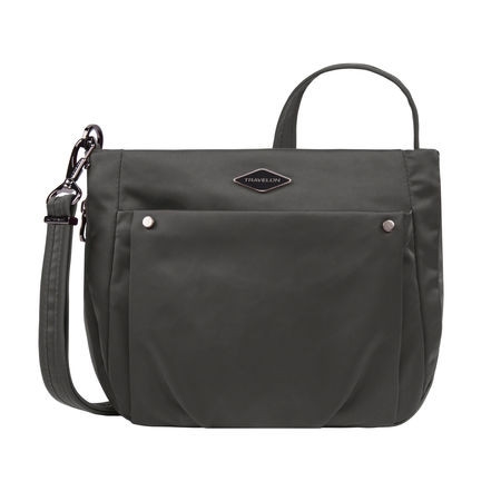 Travelon Anti-Theft Parkview Expansion Crossbody Pearl Grey