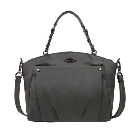 Travelon Anti-Theft Parkview Satchel Crossbody Pearl Grey