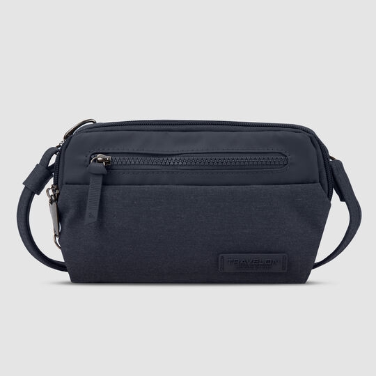 Travelon Anti-Theft Metro Convertible Small Crossbody Bag Navy