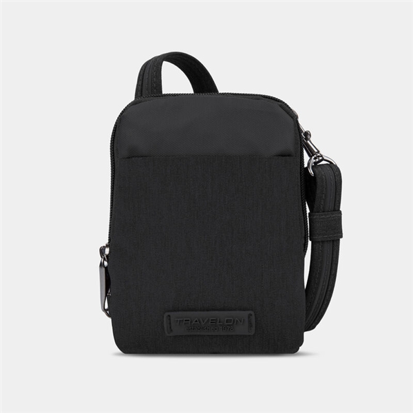 Travelon Anti-Theft Metro Stadium Mini Crossbody Black