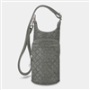 Travelon Anti-Theft Boho Water Bottle Tote Grey Heather