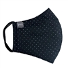 Face Mask Unisex Jak's Polka Dot Black