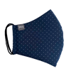 Face Mask Unisex Junior Jak's Polka Dot Navy