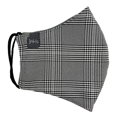 Face Mask Jak's Plaid Black