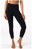 Bamboo Leggings Capri Black