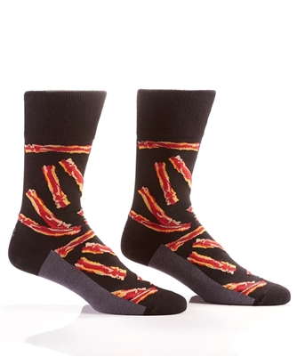 YoSox Socks Men's Crew Bacon