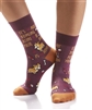 YoSox Socks Women's Crew Dog Drinking Buddy