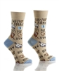 YoSox Socks Women's Crew Cat Lady