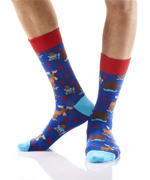 YoSox Socks Men's Crew Canadiana