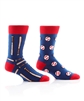 YoSox Socks Men's Crew Balls & Bats