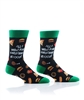 YoSox Men's Crew Socks All I Want For Christmas Is Food