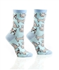 YoSox Women's Crew Socks Dogs