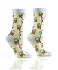 YoSox Women's Crew Socks Let's Hang Koala