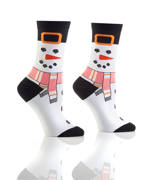 YoSox Women's Crew Socks Frosty