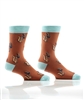 YoSox Men's Crew Socks Squirrels and Peanuts