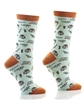 YoSox Women's Crew Socks Coffee Time