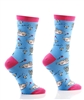 YoSox Women's Crew Cat Socks Pampurred