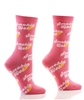 YoSox Women's Crew Socks Smokin Hot