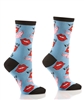 YoSox Women's Crew Socks Kiss My Sass