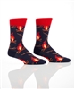 YoSox Men's Crew Socks Campfire