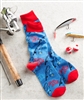 YoSox Men's Crew Socks Keep It Reel