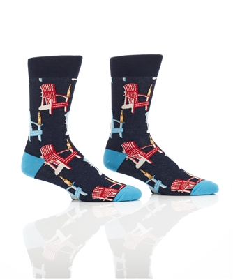 YoSox Men's Crew Socks Muskoka Chair