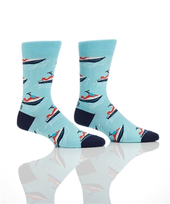 YoSox Socks Men's Crew Jetski