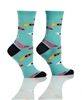 YoSox Women's Crew Socks Kayaks