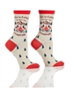 YoSox Women's Crew Socks Campfire