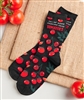 YoSox Women's Crew Socks Tomatoes