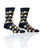 YoSox Men's Crew Socks Duck You Lookin At