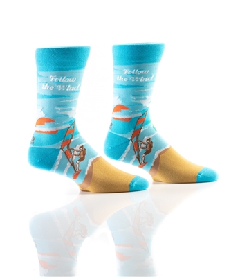 YoSox Socks Men's Crew Windsurf