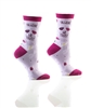 YoSox Women's Crew Socks In Wine We Trust