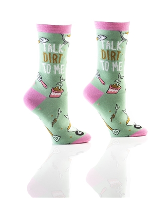 YoSox Socks Women's Crew Talk Dirt