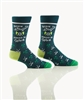 YoSox Men's Born To Golf Crew Socks