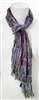 Scarf Scrunch Copper Thread Purple