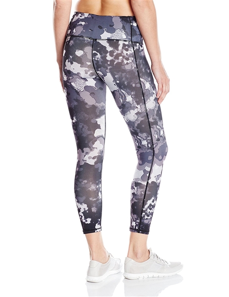 Hue Blur Active Printed Capri Legging SM