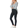 Hue Ultra Soft Denim High Waist Leggings Black Indigo