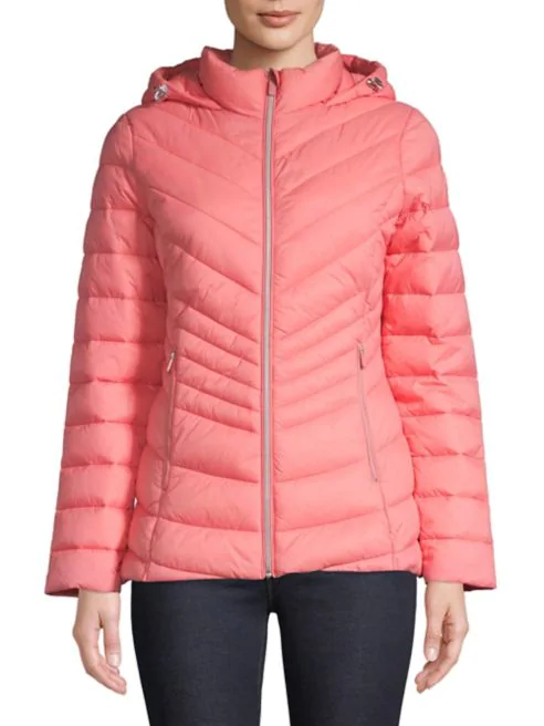 Point Zero Packable Quilted Jacket Ginger