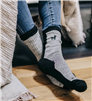 Alpaca Unisex Hiker Socks Black