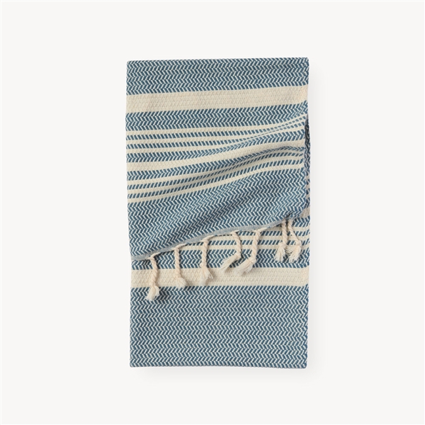 Turkish Hand Towel Hasir Prussian