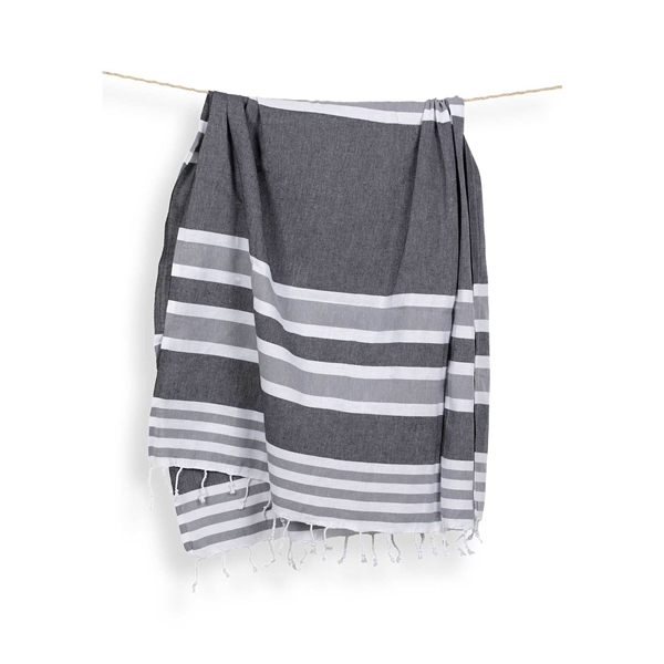 Turkish Towel Ariel Black