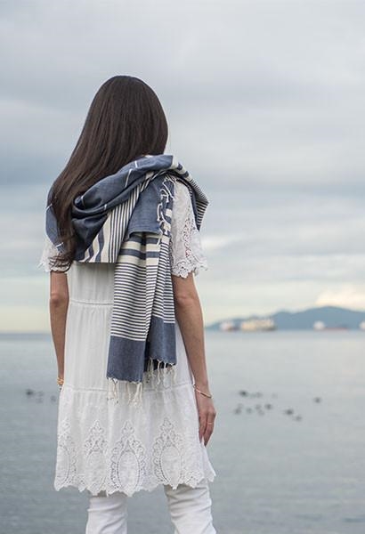 Turkish Towel Harem Denim